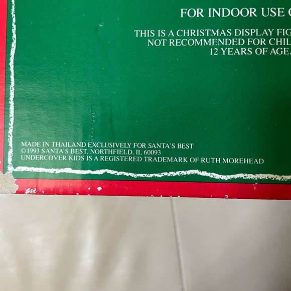 Vintage Undercover Kid Christmas Santa Doll in Box - Picture 6 of 6